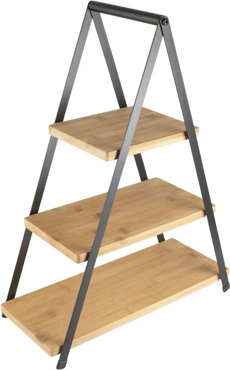 CasaLupo Etagere / Serveertoren - Gusta Piramide - 3-Laags 5 CasaLupo Etagere / Serveertoren - Gusta Piramide - 3-Laags - Afbeelding 3