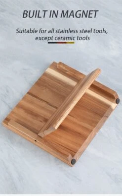 Faseras Messenblok Zonder Messen - Magnetisch - Acaciahout - Messenhouder - Zwart Met Stippen 16 Faseras Messenblok Zonder Messen - Magnetisch - Acaciahout - Messenhouder - Zwart Met Stippen -Skimask 750x1200 2