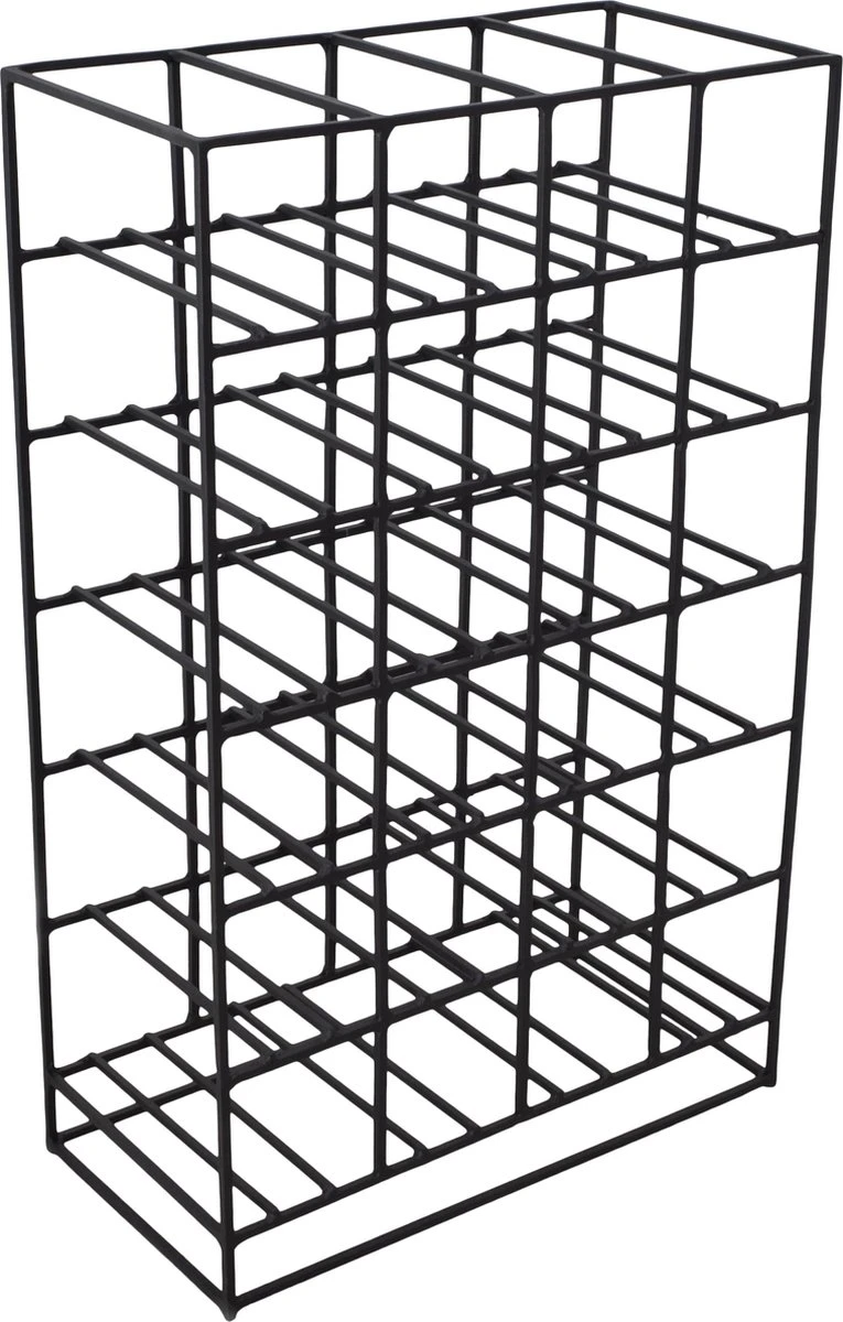 LOFT42 - Pinot Metalen Wijnrek Zwart - 24 Flessen - 20x60x41 6 LOFT42 - Pinot Metalen Wijnrek Zwart - 24 Flessen - 20x60x41 - Afbeelding 4