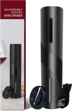 Elektrische Kurkentrekker - Elektrische Wijnopener - Wijnopener - Automatische Kurkentrekker - Wijn Accessoires - USB Oplaadbaar – Foliesnijder 13 Elektrische Kurkentrekker - Elektrische Wijnopener - Wijnopener - Automatische Kurkentrekker - Wijn Accessoires - USB Oplaadbaar – Foliesnijder -Skimask 778x1200