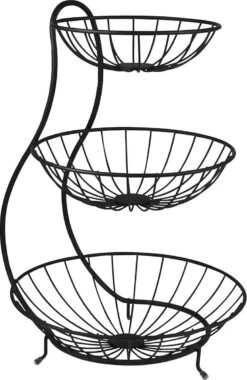 Fruitschaal - Etagere 3 Laags – Fruitmand Metaal - Schaal Decoratie - Voor Fruit / Groente / Snacks / Brood – RVS - 48 X 33 X 33 Cm 17 Fruitschaal - Etagere 3 Laags – Fruitmand Metaal - Schaal Decoratie - Voor Fruit / Groente / Snacks / Brood – RVS - 48 X 33 X 33 Cm -Skimask 781x1200 2