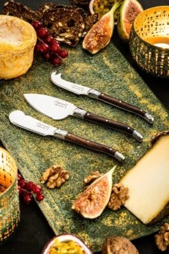 Laguiole Style De Vie Kaasmessenset Premium Line - 3-delig - Dark Wood -Skimask 799x1200 11