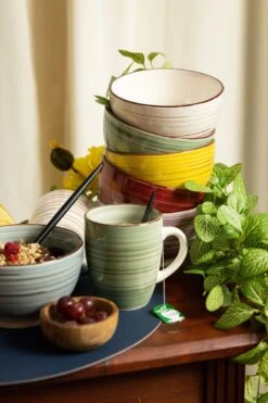 Merkloos Koffiemokken (6 Stuks) - Kleurrijk - Koffiekopjes -Skimask 799x1200 33