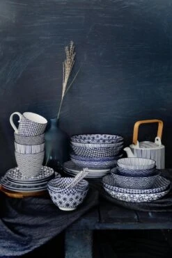 Tokyo Design Studio Nippon Blue Sushiserviesset - Porselein - 6 Delig - 2 Persoons -Skimask 799x1200 36