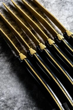 Laguiole Style De Vie Steakmessen Prestige Line - 6-delig - Goud -Skimask 800x1200 19