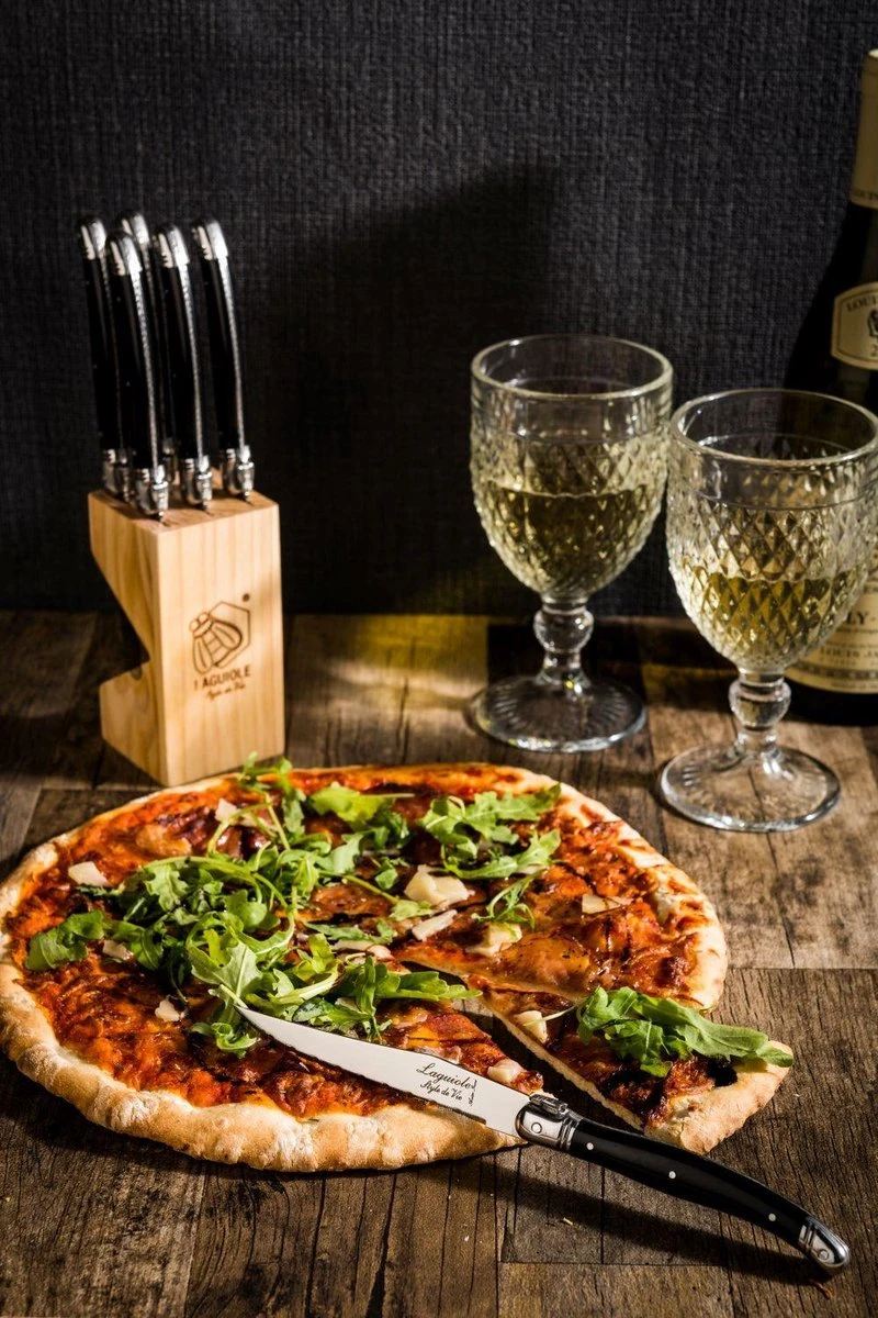 Laguiole Style De Vie Steakmessen Premium Line - 6-delig - Zwart 16 Laguiole Style De Vie Steakmessen Premium Line - 6-delig - Zwart - Afbeelding 14