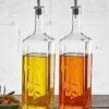 Homemade - Oliefles / Azijnfles Met Schenktuit - Glas - Set Van 2 - 345 Ml 1 Homemade - Oliefles / Azijnfles Met Schenktuit - Glas - Set Van 2 - 345 Ml -Skimask 800x1200 220