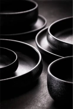 Maastricht Porselein Bord Diep Universe 21 Cm Zwart Porselein 1 Stuk(s) -Skimask 802x1200 3