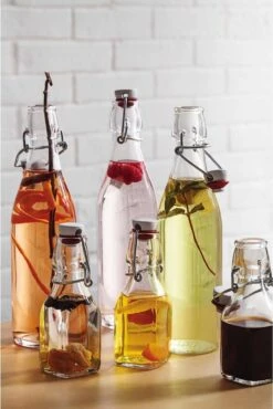 Bormioli Rocco Rocco Bormioli Giara Fles - 1L - Glas 14 Bormioli Rocco Rocco Bormioli Giara Fles - 1L - Glas -Skimask 802x1200 7