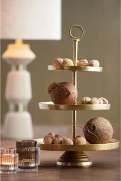 Light & Living Etagère Marozu - Goud - 3 Laags -Skimask 802x1200 8