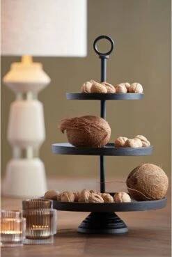 Light & Living Etagère Marozu - Zwart - 3 Laags 9 Light & Living Etagère Marozu - Zwart - 3 Laags -Skimask 803x1200 7