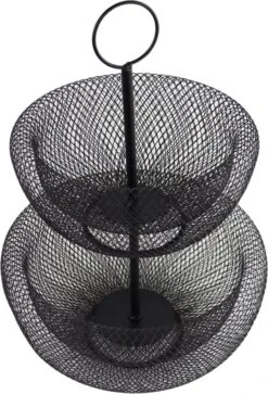 Orange85 Fruitschaal - Zwart - Etagere - Fruitmand - 2 Lagen - Metaal -Skimask 816x1200 4