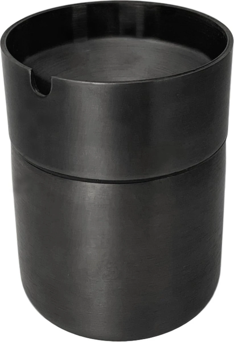 Merkloos Auto Asbak Bekerhouder RVS – 9 X 7 Cm – Zwart – Sigaretten Accessories – Zowel Binnens- Als Buitenshuis 3 Merkloos Auto Asbak Bekerhouder RVS – 9 X 7 Cm – Zwart – Sigaretten Accessories – Zowel Binnens- Als Buitenshuis