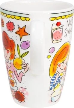 Blond Amsterdam Even Bijkletsen Beker XL 500 Ml - Mint Rand 10 Blond Amsterdam Even Bijkletsen Beker XL 500 Ml - Mint Rand -Skimask 833x1200 4