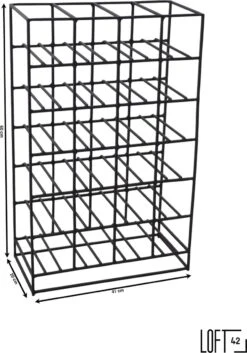 LOFT42 - Pinot Metalen Wijnrek Zwart - 24 Flessen - 20x60x41 19 LOFT42 - Pinot Metalen Wijnrek Zwart - 24 Flessen - 20x60x41 -Skimask 839x1200 3