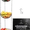 Chefarone Hangende Fruitmand - Fruitschaal 130 CM - Keukenhanger 3 Manden - Fruithangmand - Zwart -Skimask 862x1200 2