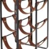 Merkloos Wijnrek Metaal 6 Flessen 20x30 Cm -Skimask 868x1200 1