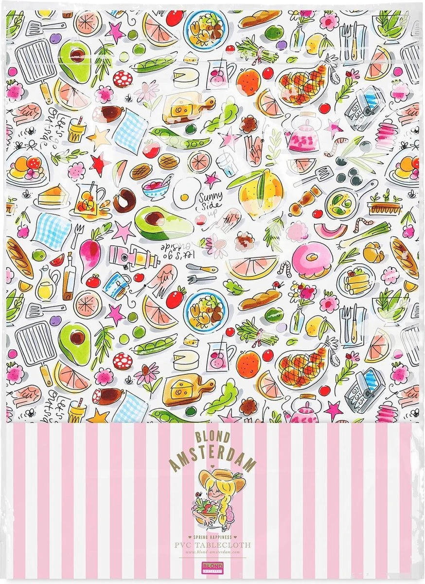 BLOND AMSTERDAM GREEN HAPPINESS: TABLECLOTH PACKED PVC 140 X 240 3 BLOND AMSTERDAM GREEN HAPPINESS: TABLECLOTH PACKED PVC 140 X 240