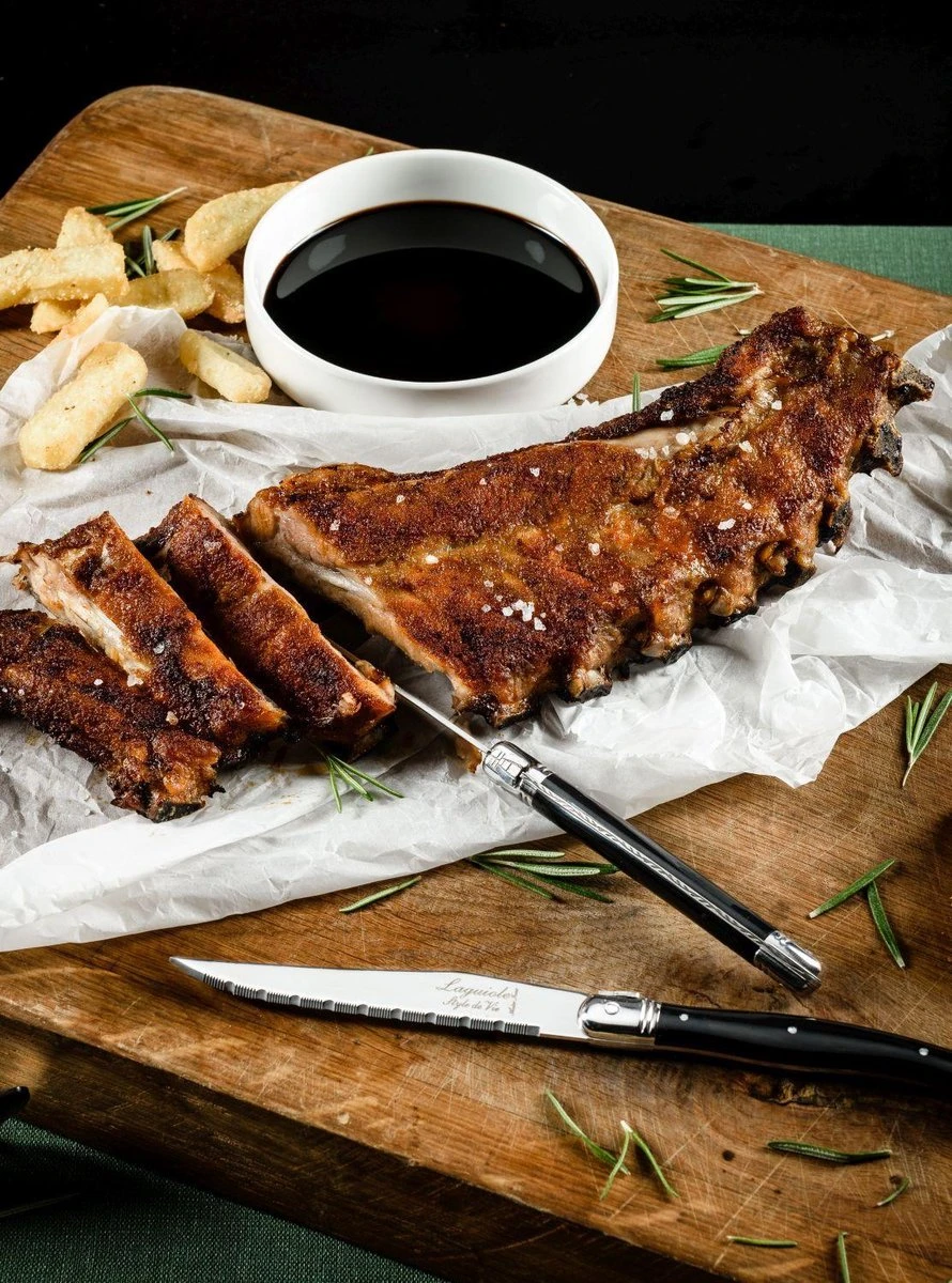 Laguiole Style De Vie Steakmessen Premium Line - 6-delig - Zwart 15 Laguiole Style De Vie Steakmessen Premium Line - 6-delig - Zwart - Afbeelding 13