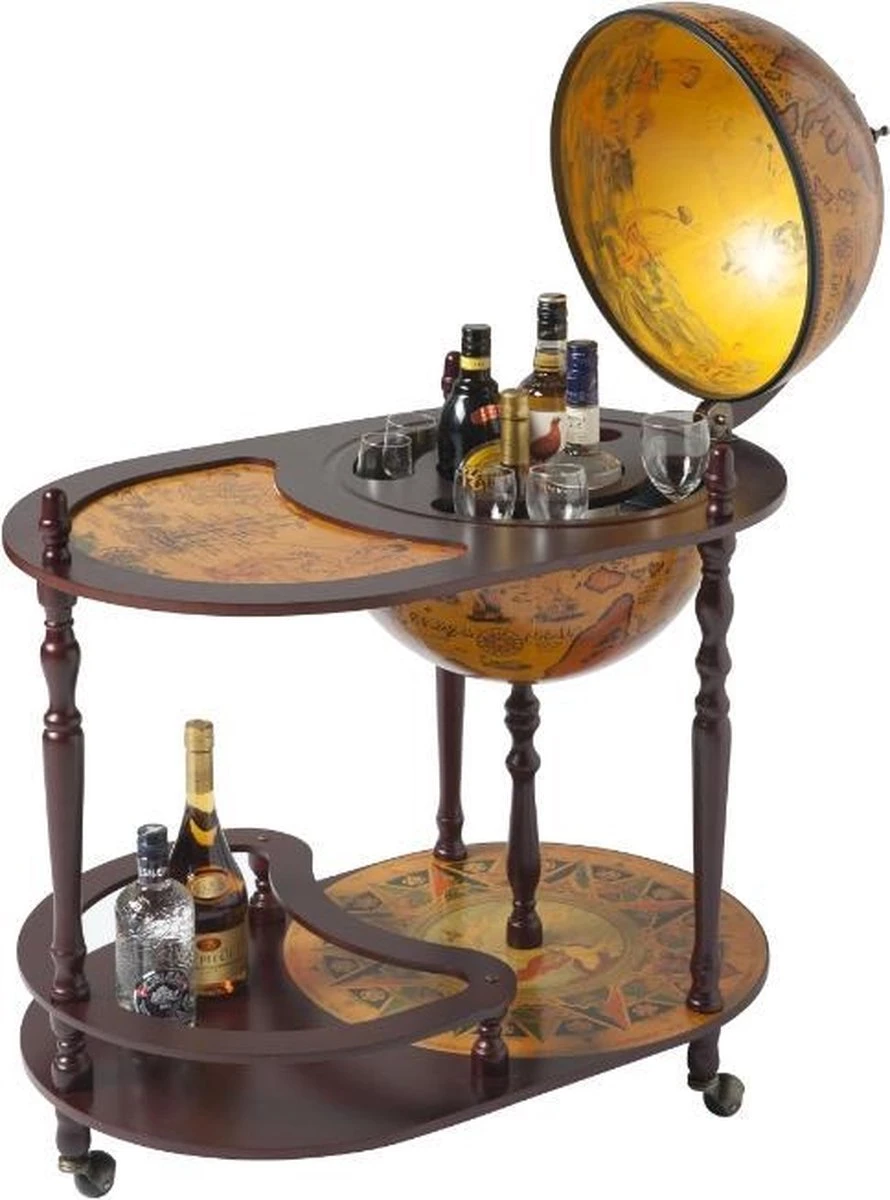 Brulo Wereldbol Globe Globebar Tasman 40 Cm 3 Brulo Wereldbol Globe Globebar Tasman 40 Cm