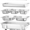 Hendi Chafing Dish Fiora GN 1/1 - 9 Liter - Incl. 6 GN Bakken - 58,5x38,5x(H)31,5cm -Skimask 893x1200 7