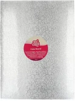 FunCakes - Cake Board - Rechthoek - 40,5 X 30,5 Cm - Zilver