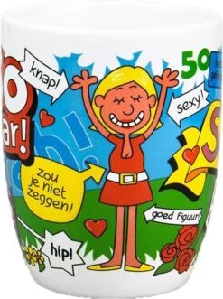 Cartoonmok Sarah - 50 Jaar 23 Cartoonmok Sarah - 50 Jaar -Skimask 895x1200 3