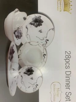 Servies Set 28 Delig Zilver Randje -Skimask 899x1200 20