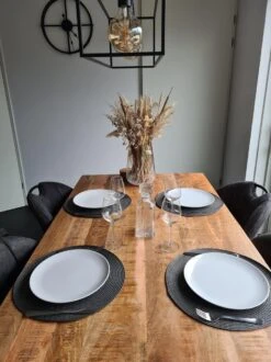 Merkloos Placemats - Rond - 38 Cm - 4 Stuks - Onderlegger - Hitte Bestendig - Donker Grijs - Luxe Uitstraling 10 Merkloos Placemats - Rond - 38 Cm - 4 Stuks - Onderlegger - Hitte Bestendig - Donker Grijs - Luxe Uitstraling -Skimask 899x1200 62