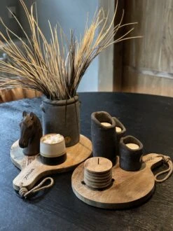 Onderzetters Mangohout Op Houder - 6 Stuks - 10cm 6 Onderzetters Mangohout Op Houder - 6 Stuks - 10cm -Skimask 899x1200 80