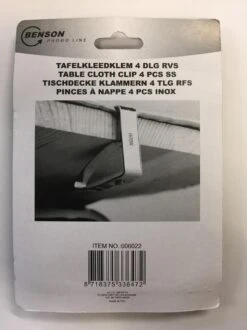 Benson Tafelkleed Klemmen - 4 Stuks RVS Tafelkleedklemmen -Skimask 899x1200 87