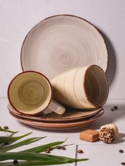 Studio Tavola Ontbijtborden Deep Forest ø 19 Cm - 6 Stuks -Skimask 900x1200 49