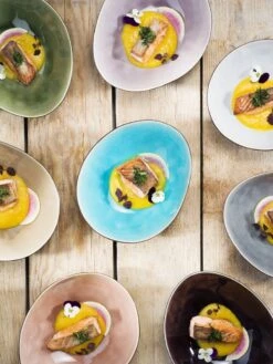 Cosy&Trendy Streetfood Festival Bord - Ovaal - 15 Cm X 11.5 Cm - Set-10 -Skimask 900x1200 50