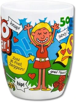 Cartoonmok Sarah - 50 Jaar 19 Cartoonmok Sarah - 50 Jaar -Skimask 901x1200 2