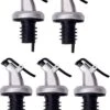 Borvat® | Schenker 5 Stuks | De Punt Van De Stop Van De Oliefles | Olijfolie Dispenser | Schenktuit Met Dop | Azijn | Olie | Wijn | Lekvrij | Schenkdop Voor Wijn Fles Of Cocktail | Rubberen Afsluitring -Skimask 918x1200 2