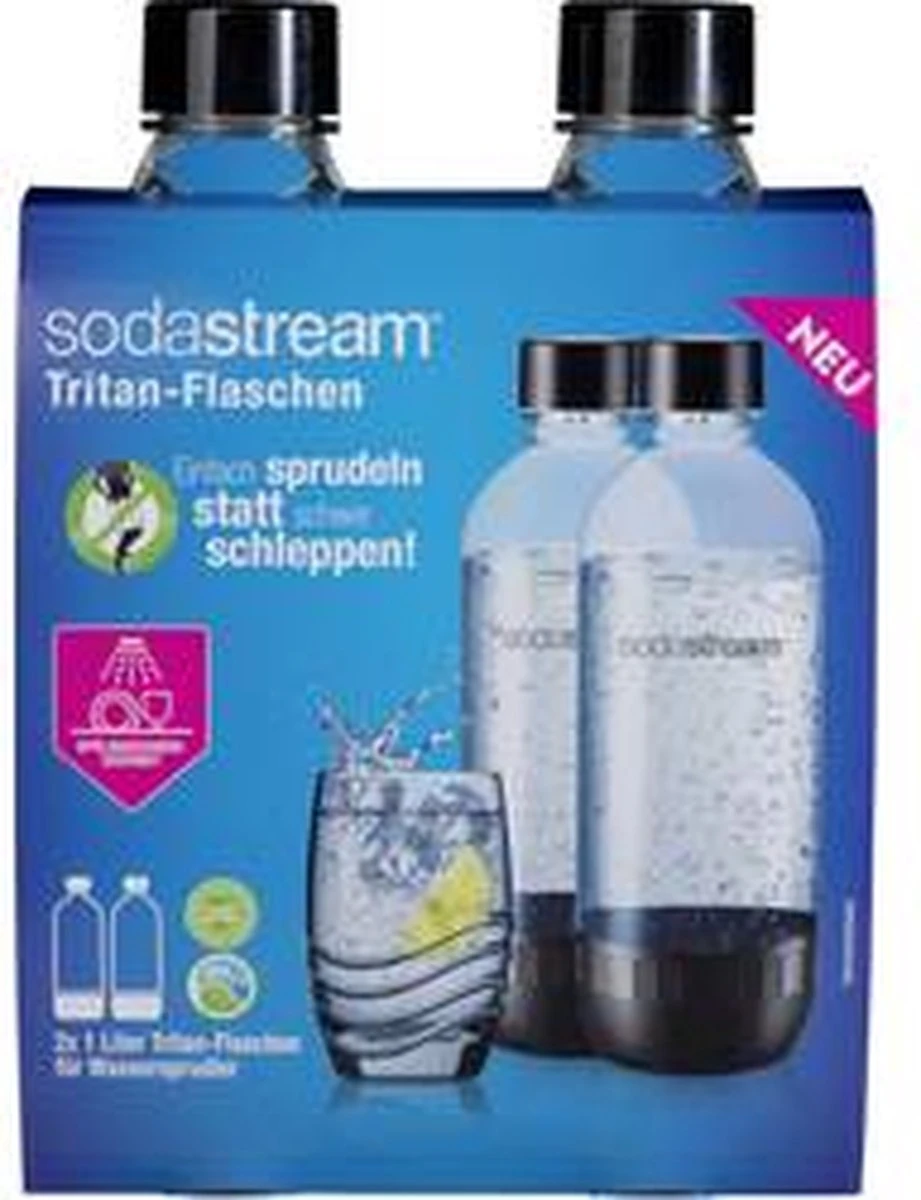 SODASTREAM - Duo-pack Flessen Classic 1L - Vaatwasbestendig - 1042260310 7 SODASTREAM - Duo-pack Flessen Classic 1L - Vaatwasbestendig - 1042260310 - Afbeelding 5