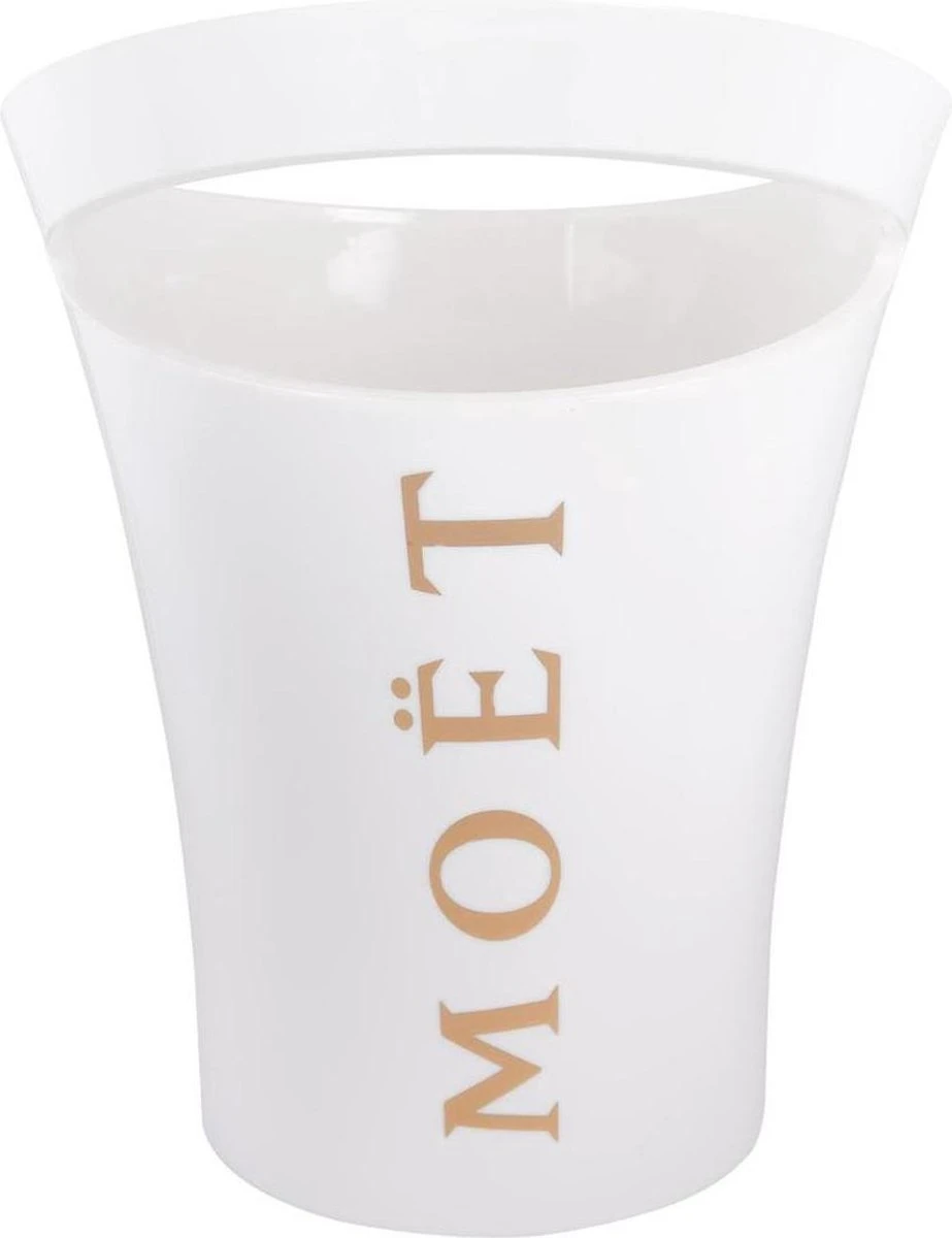 Moët & Chandon Ice Imperial Wijnkoeler Incl. 2 Glazen | Ice Bucket Inclusief 2 Witte Glazen | Luxe Wijnkoeler En Champagneglas | Ijsemmer En Champagneglas | 4 Moët & Chandon Ice Imperial Wijnkoeler Incl. 2 Glazen | Ice Bucket Inclusief 2 Witte Glazen | Luxe Wijnkoeler En Champagneglas | Ijsemmer En Champagneglas | - Afbeelding 2