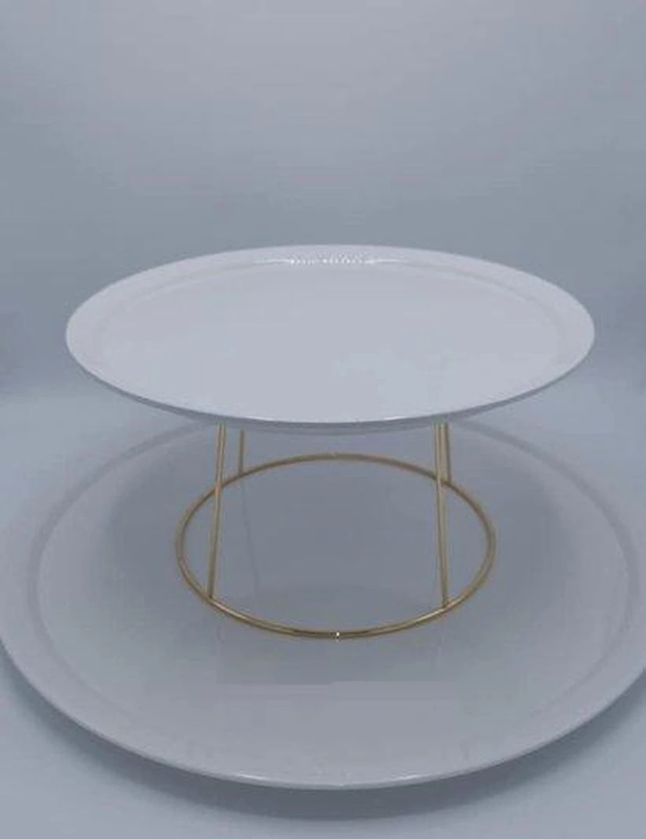 Borden Verhoger (Plateaustandaard) Goud 4 Borden Verhoger (Plateaustandaard) Goud - Afbeelding 2