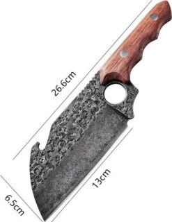 Gehamerd Koksmes Met Opener - Professioneel En Vlijmscherp - BBQ Mes 19 Gehamerd Koksmes Met Opener - Professioneel En Vlijmscherp - BBQ Mes -Skimask 927x1200