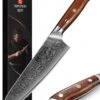 Damascus Koksmes (67 Lagen) | Xinzuo B13R Yu | Luxe & Professioneel | Vlijmscherp Damascus Staal | 34 Cm Keukenmes Met Rozenhouten Handvat 1 Damascus Koksmes (67 Lagen) | Xinzuo B13R Yu | Luxe & Professioneel | Vlijmscherp Damascus Staal | 34 Cm Keukenmes Met Rozenhouten Handvat -Skimask 929x1200