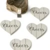 Riviera Maison Onderzetters Voor Glazen - Rustic Rattan Heart Coasters - Bruin -Skimask 947x1200 7