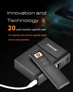 Sigarettenhouder |sigaretten Box | Sigaretten Doosje Met Aansteker | Sigaretten Opbergdoosje | Sigaretten Doosje 20 Stuks |sigaretten Koker | Sigaretten Doosje Metaal | Sigaretten Doosje Zilver| Sigaretten Etui | FOCUS + USB Kabul -Skimask 948x1200 4