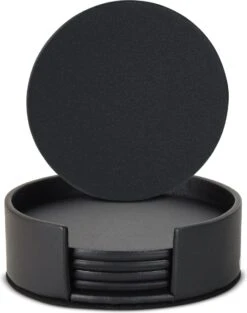 Castagnola Lederen Onderzetters Met Houder – Onderzetters Voor Glazen – Onderzetters Design – Onderzettersset – Drink Onderzetters – Leder – Leren Onderzetters – Set Van 6 – Zwart 14 Castagnola Lederen Onderzetters Met Houder – Onderzetters Voor Glazen – Onderzetters Design – Onderzettersset – Drink Onderzetters – Leder – Leren Onderzetters – Set Van 6 – Zwart -Skimask 948x1200 6