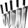 Blade Masters 5-delige Messenset - Authentieke Japanse Messen - High Carbon Staal - Ergonomische Koksmessen -Skimask 950x1200