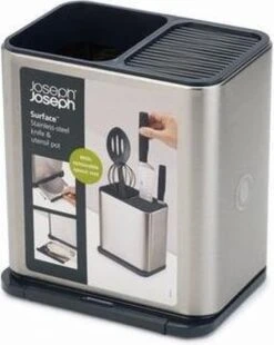 Joseph Joseph Surface Messenblok En Keukenhulphouder - Rvs - 18 X 20 X 13 Cm - Zilverkleurig -Skimask 955x1200 1
