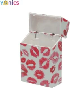 YUNICS ® Sigarettendoosje - Kusjes - Sigaretten Houder - Gemaakt Van Hoogwaardig Kunststof