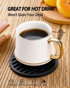 BOTC Siliconen Onderzetters Met Houder - Set Van 10 - Onderzettersset - Onderzetters Voor Glazen - Zwart 13 BOTC Siliconen Onderzetters Met Houder - Set Van 10 - Onderzettersset - Onderzetters Voor Glazen - Zwart -Skimask 960x1200 16