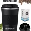 Mmoods Thermosbeker Voor Koffie En Thee 380ml - Koffiebeker To Go - Reisbeker Voor Auto - Herbruikbare Drinkfes Voor Warme En Koude Dranken - Ecologische Thermoskan Zwart Geschenk 1 Mmoods Thermosbeker Voor Koffie En Thee 380ml - Koffiebeker To Go - Reisbeker Voor Auto - Herbruikbare Drinkfes Voor Warme En Koude Dranken - Ecologische Thermoskan Zwart Geschenk -Skimask 960x1200 5
