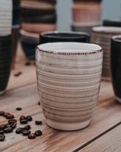 Koffiekopjes - Industrieel Grijs - Koffiebeker - Unieke Kleuren - Set Van 12 Kopjes (ook Los Verkrijgbaar) - 160ML En 340ML - Porselein - Hip En Trendy -Skimask 960x1200 6