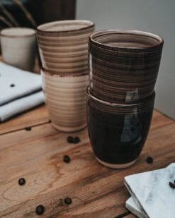 Koffiekopjes - Industrieel Grijs - Koffiebeker - Unieke Kleuren - Set Van 12 Kopjes (ook Los Verkrijgbaar) - 160ML En 340ML - Porselein - Hip En Trendy -Skimask 960x1200 7